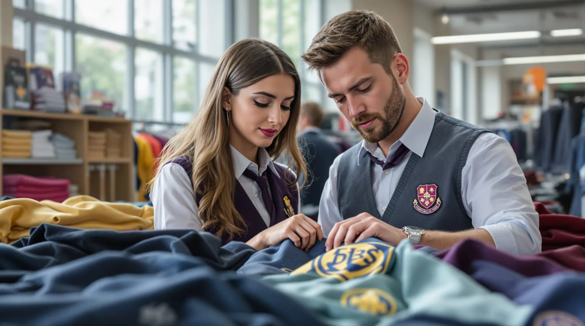 flocage pour les uniformes scolaires
