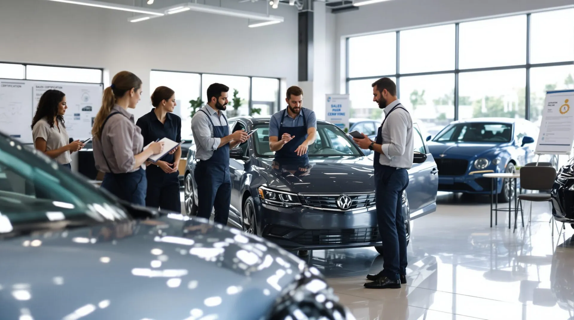 concessionnaire automobile etude