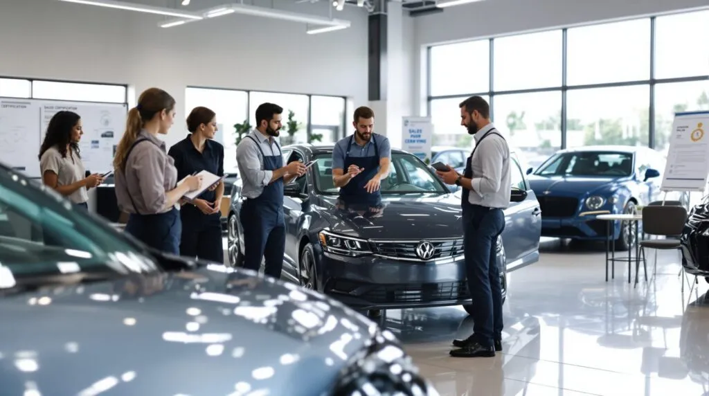 concessionnaire automobile etude