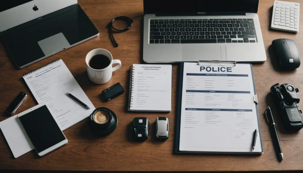 cv policier