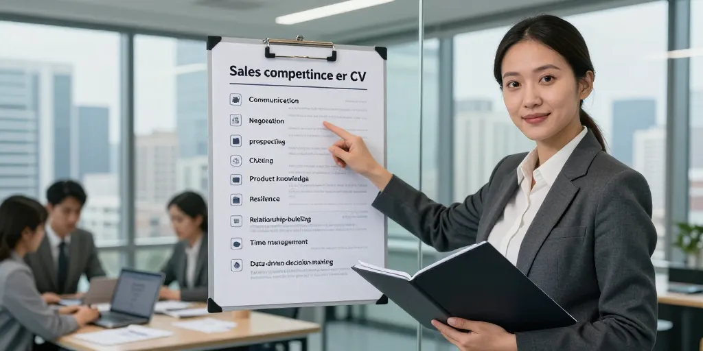compétence d un commercial